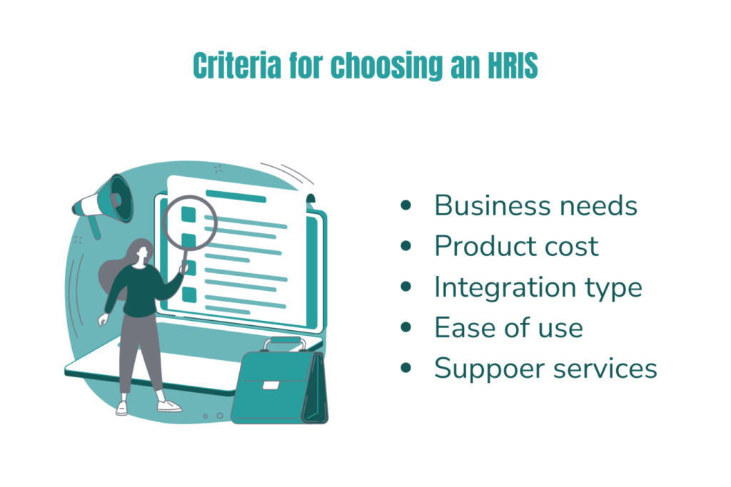 Criteria for choosing HRIS