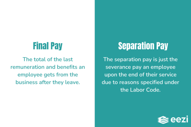 Final pay in the philippines guide for computation and rules