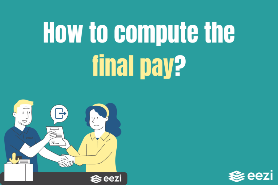 How to compute the final pay?