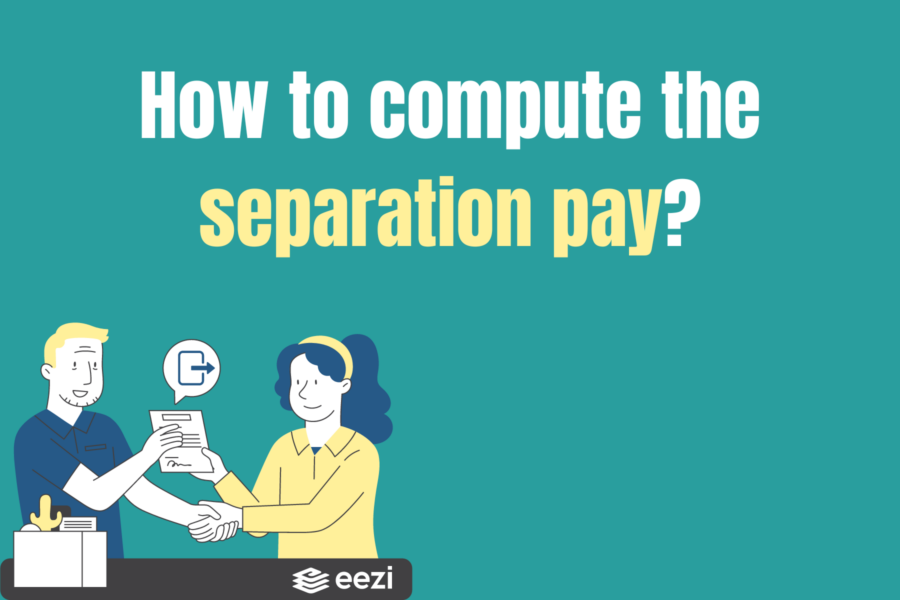 How to compute the separation pay?