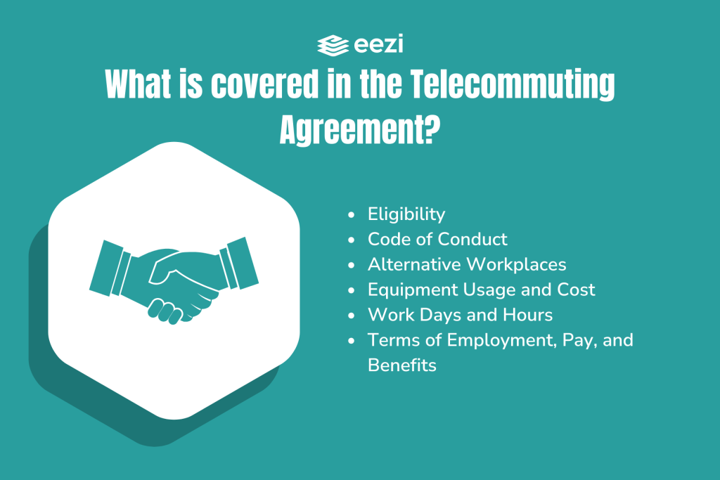 What is covered in the Telecommuting Agreement