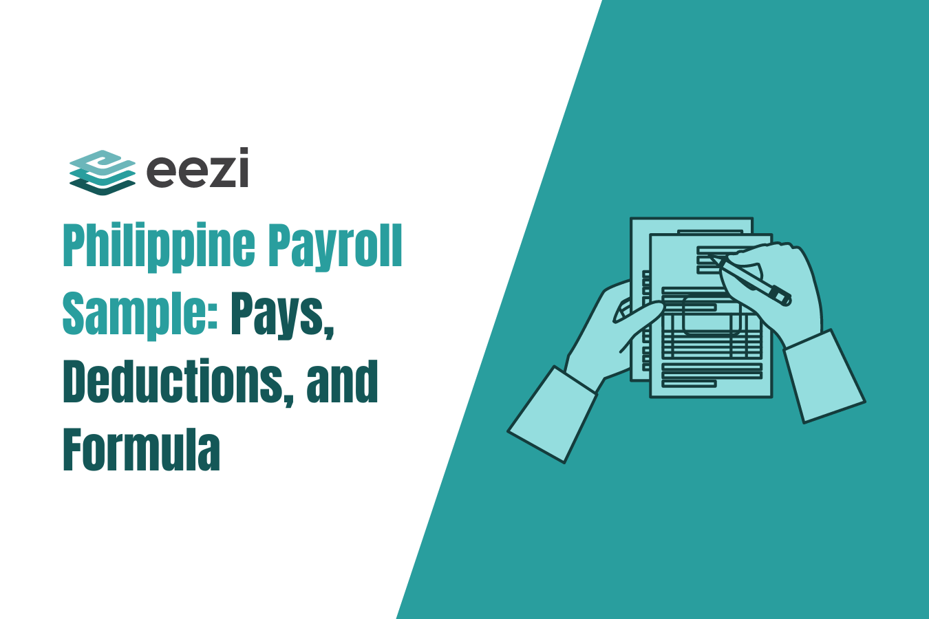 Philippine Payroll Sample Pays Deductions And Formula Eezi