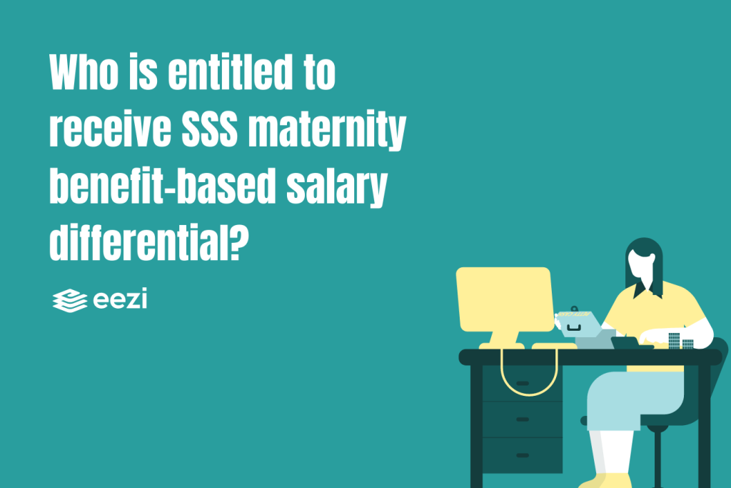 Who is entitled to receive SSS maternity benefit-based salary differential?