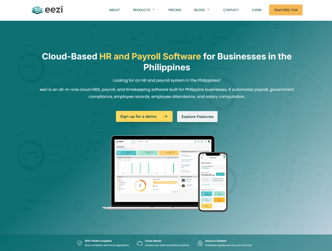 eezi hr and payroll app